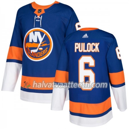 Miesten NHL New York Islanders Pelipaita Ryan Pulock 6 Adidas 2017-2018 Royal Authentic